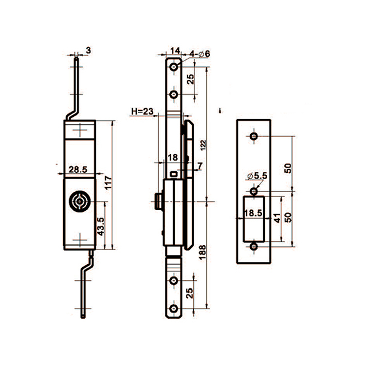 نوع ابزار Drawbar Lock-A8131